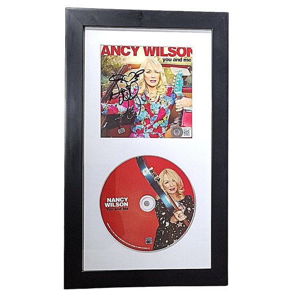 Nancy Wilson Signed You and Me Framed Matted CD Cover Beckett BAS Autographed